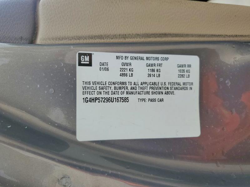 Продаж на аукціоні авто 2006 Buick Lucerne, vin: 1G4HP57296U167585, номер лоту: 77387945