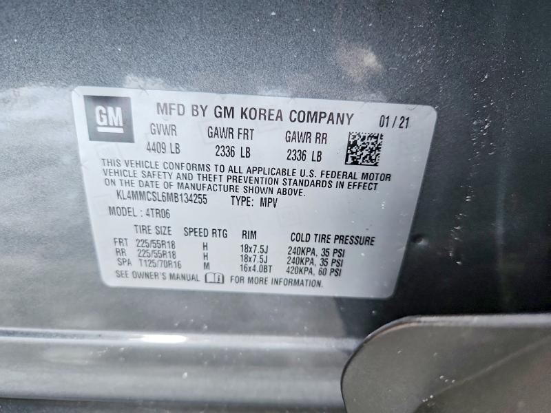 Продажа на аукционе авто 2021 Buick Encore Gx, vin: KL4MMCSL6MB134255, номер лота: 75358965