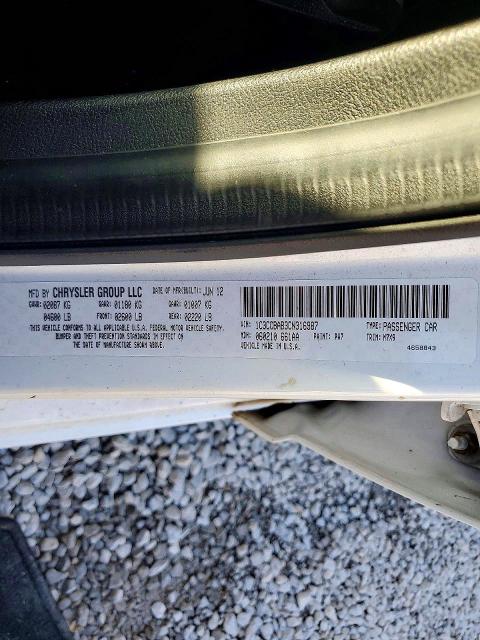 Продаж на аукціоні авто 2012 Chrysler 200, vin: 1C3CCBAB3CN316987, номер лоту: 77747335