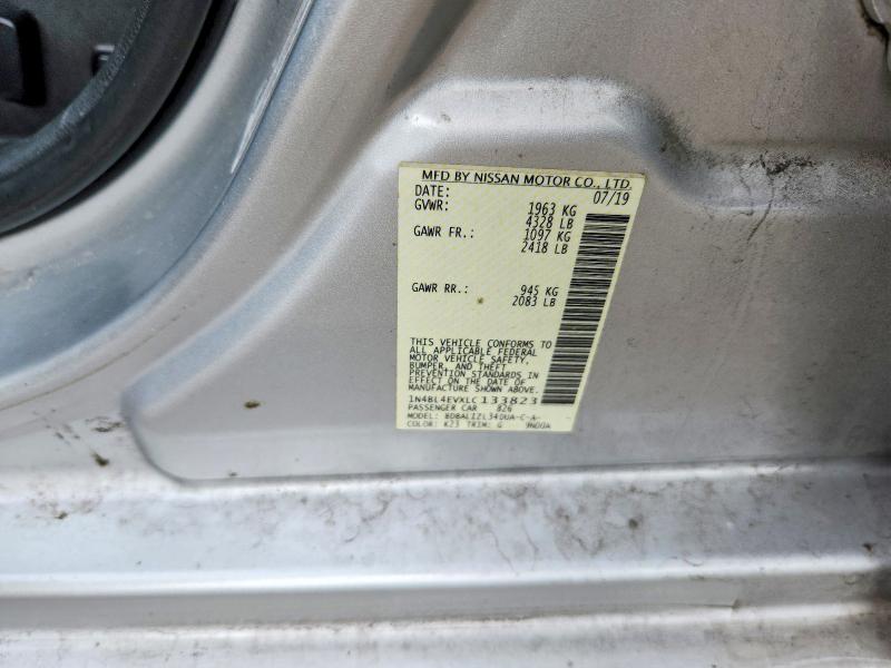 Aukcja sprzedaży 2020 Nissan Altima, vin: 1N4BL4EVXLC133823, numer aukcji: 76162685