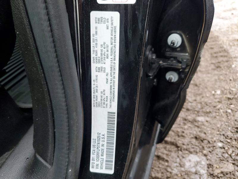 Продажа на аукционе авто 2026 Ram 1500, vin: 1C6SRFLP5TN152512, номер лота: 77415795