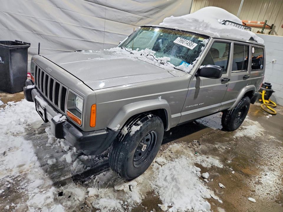76601495 :رقم المزاد ، 1J4FF48S11L559573 vin ، 2001 Jeep Cherokee مزاد بيع