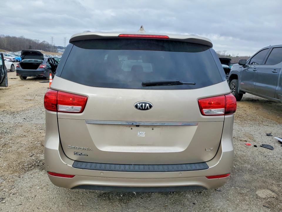 2017 Kia Sedona მანქანა იყიდება აუქციონზე, vin: KNDMB5C12H6284737, აუქციონის ნომერი: 78723985