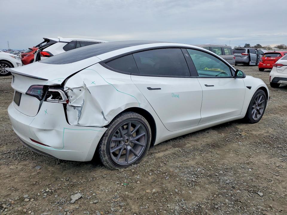 78727335 :رقم المزاد ، 5YJ3E1EB3MF097202 vin ، 2021 Tesla Model 3 مزاد بيع