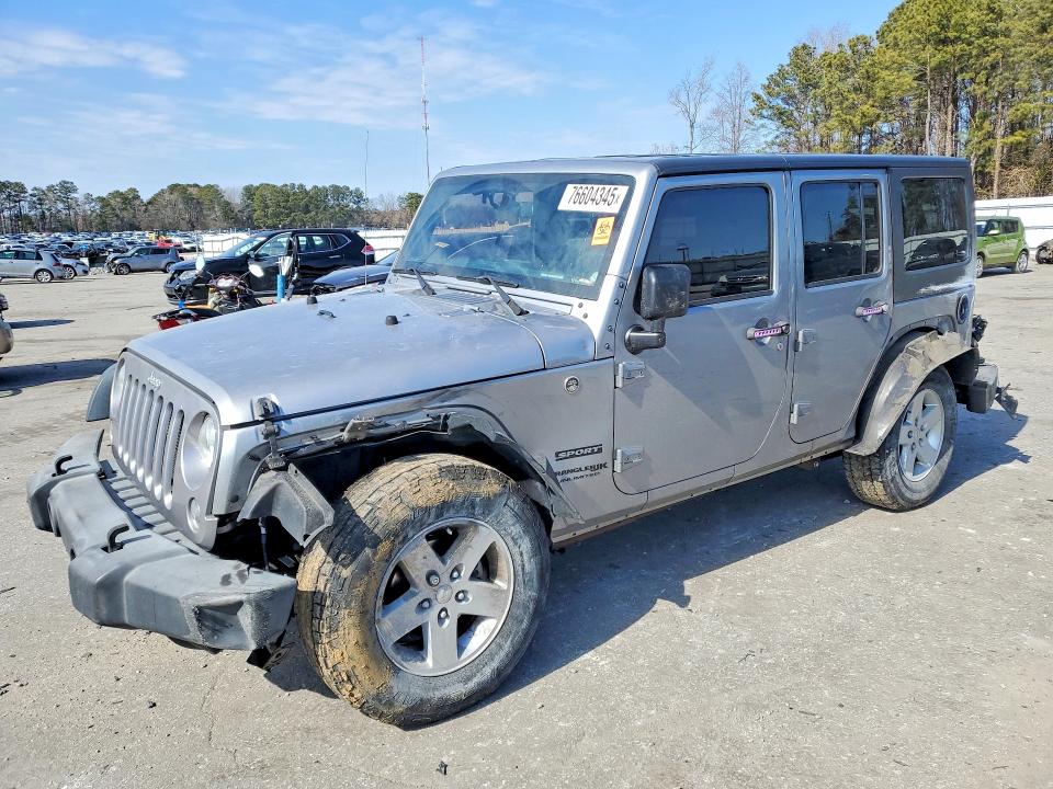 Aukcja sprzedaży 2018 Jeep Wrangler Unlimited, vin: 1C4BJWDG1JL836156, numer aukcji: 76604345