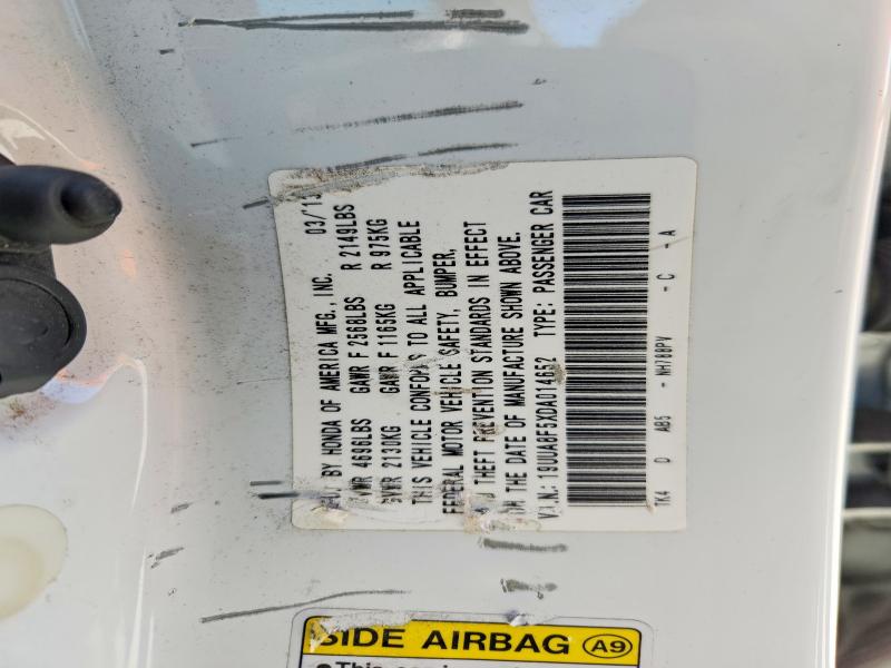 Aukcja sprzedaży 2013 Acura Tl, vin: 19UUA8F5XDA014652, numer aukcji: 78689715