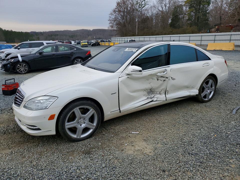 Auction sale of the 2012 Mercedes-benz S, vin: WDDNG9EB7CA424246, lot number: 78305325