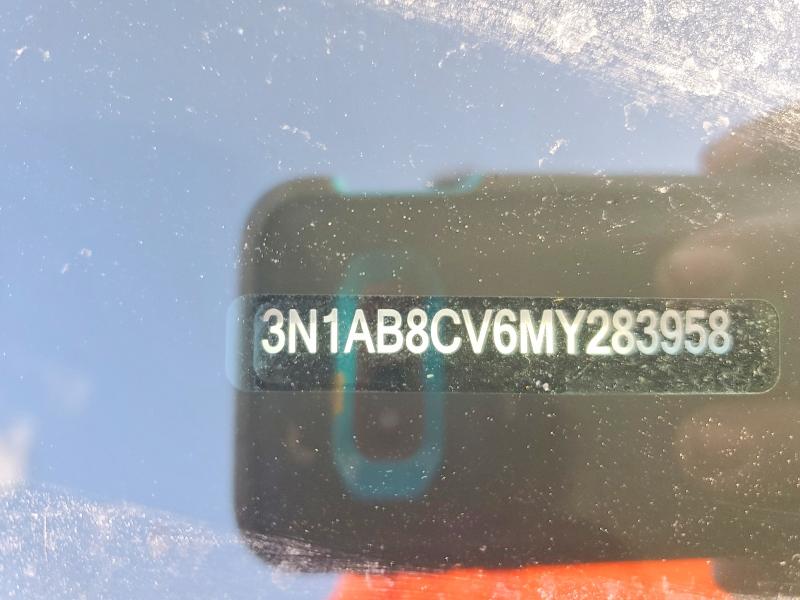 78091905 :رقم المزاد ، 3N1AB8CV6MY283958 vin ، 2021 Nissan Sentra مزاد بيع