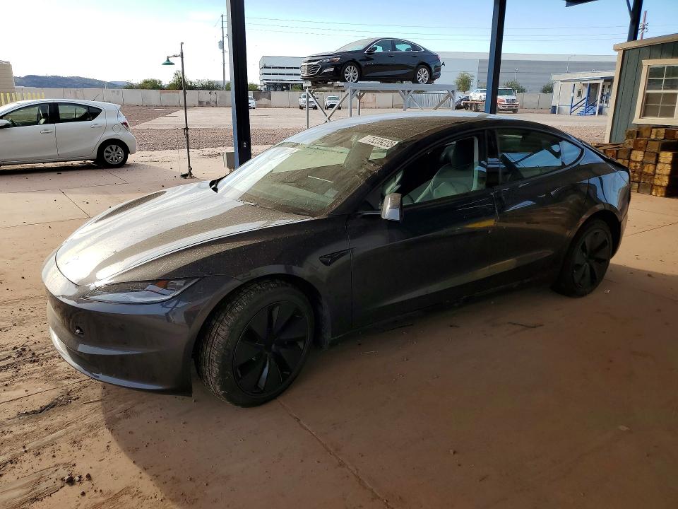 2025 Tesla Model 3 მანქანა იყიდება აუქციონზე, vin: 5YJ3E1EAXSF029449, აუქციონის ნომერი: 73239235