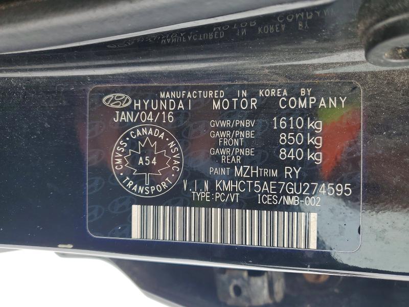 Продаж на аукціоні авто 2016 Hyundai Accent, vin: KMHCT5AE7GU274595, номер лоту: 76961865