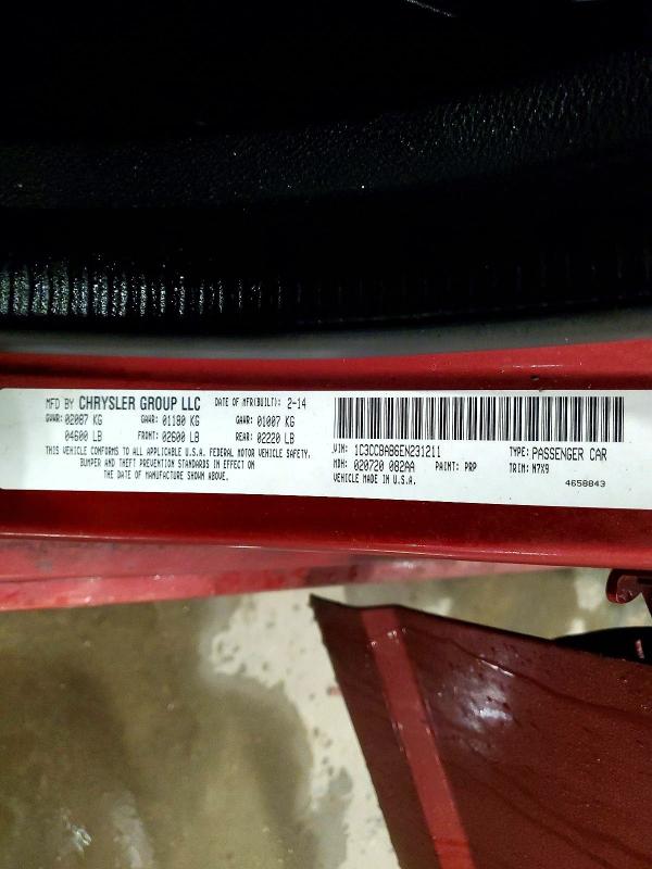 Продажа на аукционе авто 2014 Chrysler 200, vin: 1C3CCBAB6EN231211, номер лота: 75207675