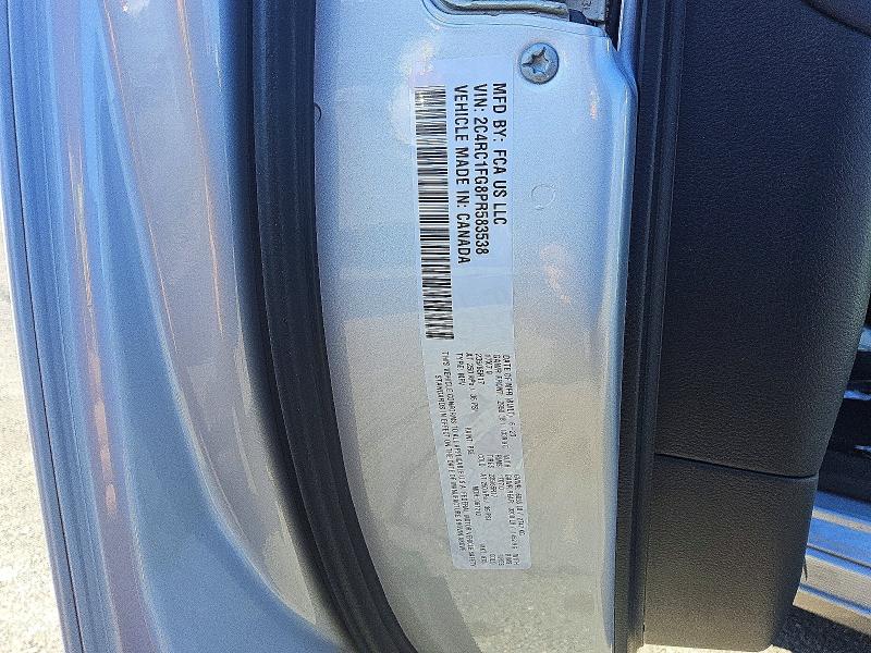 2023 Chrysler Pacifica მანქანა იყიდება აუქციონზე, vin: 2C4RC1FG8PR583538, აუქციონის ნომერი: 76366885