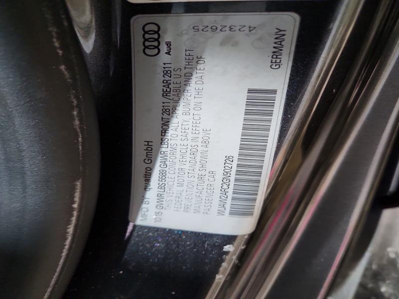 Aukcja sprzedaży 2016 Audi Rs7, vin: WUAW2AFC2GN902726, numer aukcji: 74615445