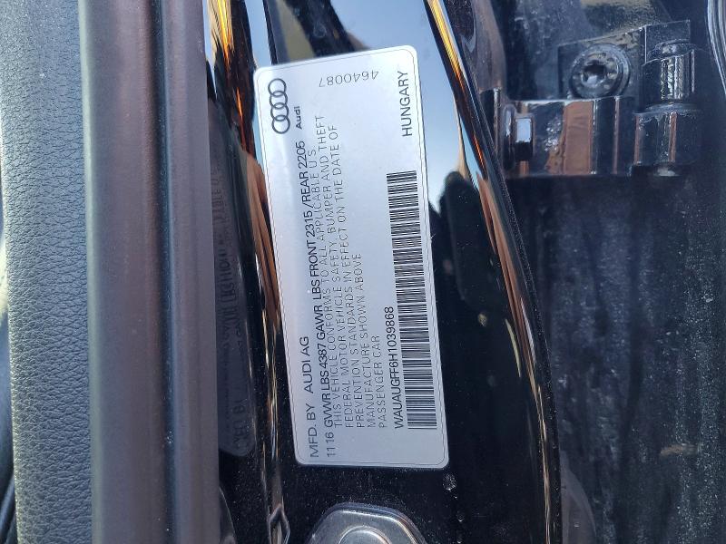 Продажа на аукционе авто 2017 Audi A3, vin: WAUAUGFF6H1039868, номер лота: 78160805