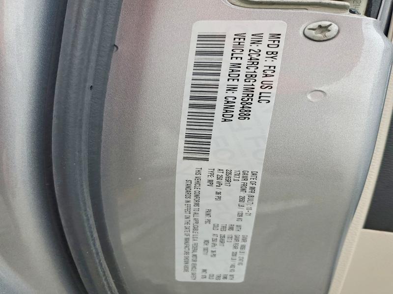 Продаж на аукціоні авто 2021 Chrysler Pacifica, vin: 2C4RC1BG1MR584886, номер лоту: 77727255