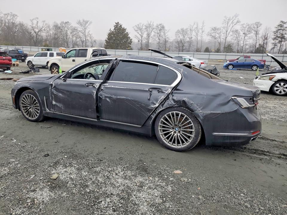 2021 Bmw 740 მანქანა იყიდება აუქციონზე, vin: WBA7T2C07MCE44073, აუქციონის ნომერი: 75499685