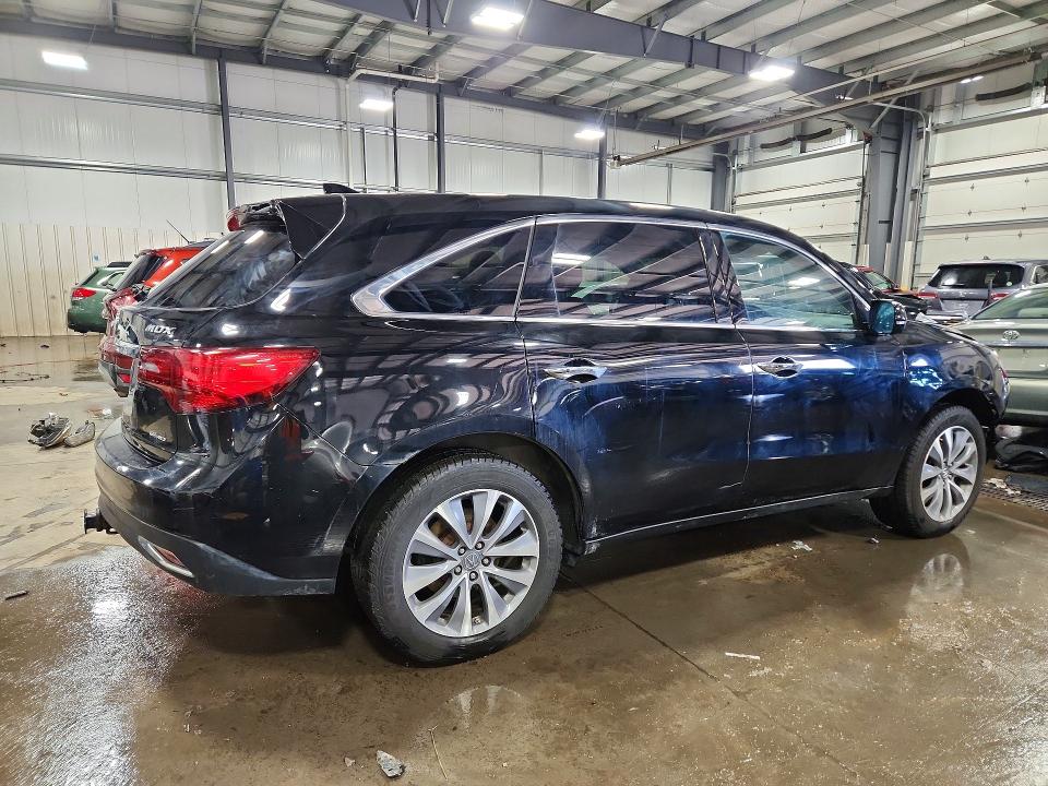 75996155 :رقم المزاد ، 5FRYD4H49EB025539 vin ، 2014 Acura Mdx مزاد بيع