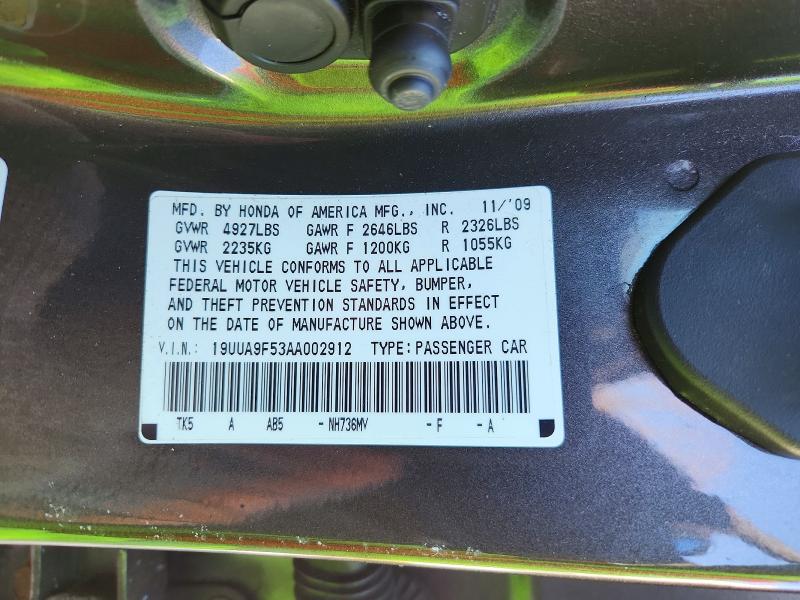 Aukcja sprzedaży 2010 Acura Tl, vin: 19UUA9F53AA002912, numer aukcji: 75188105