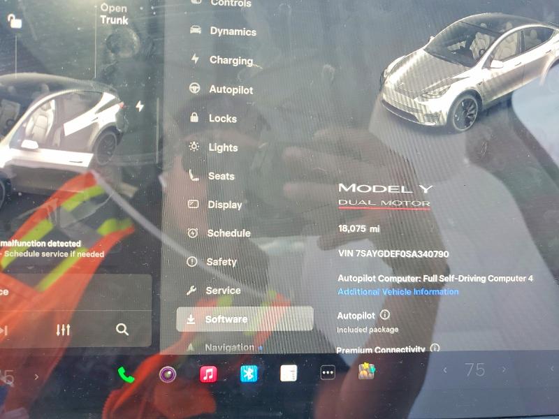 Продажа на аукционе авто 2025 Tesla Model Y, vin: 7SAYGDEF0SA340790, номер лота: 78886375