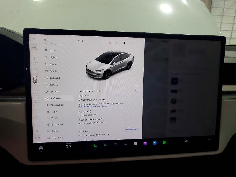Продажа на аукционе авто 2023 Tesla Model X, vin: 7SAXCDE57PF404008, номер лота: 79251515