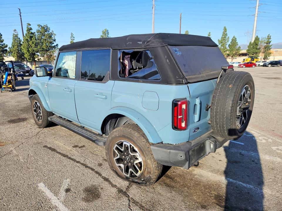 75442465 :رقم المزاد ، 1FMDE5BH5NLA90931 vin ، 2022 Ford Bronco مزاد بيع