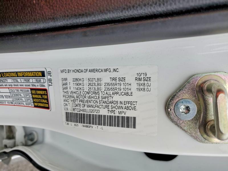 Продажа на аукционе авто 2020 Acura Rdx, vin: 5J8TC2H50LL020723, номер лота: 77068495