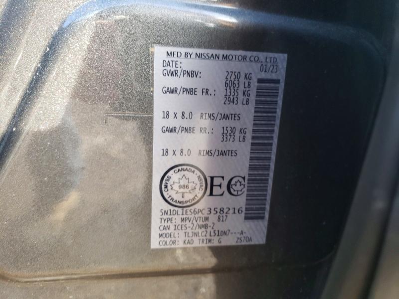 Продажа на аукционе авто 2023 Infiniti Qx60, vin: 5N1DL1ES6PC358216, номер лота: 76424425