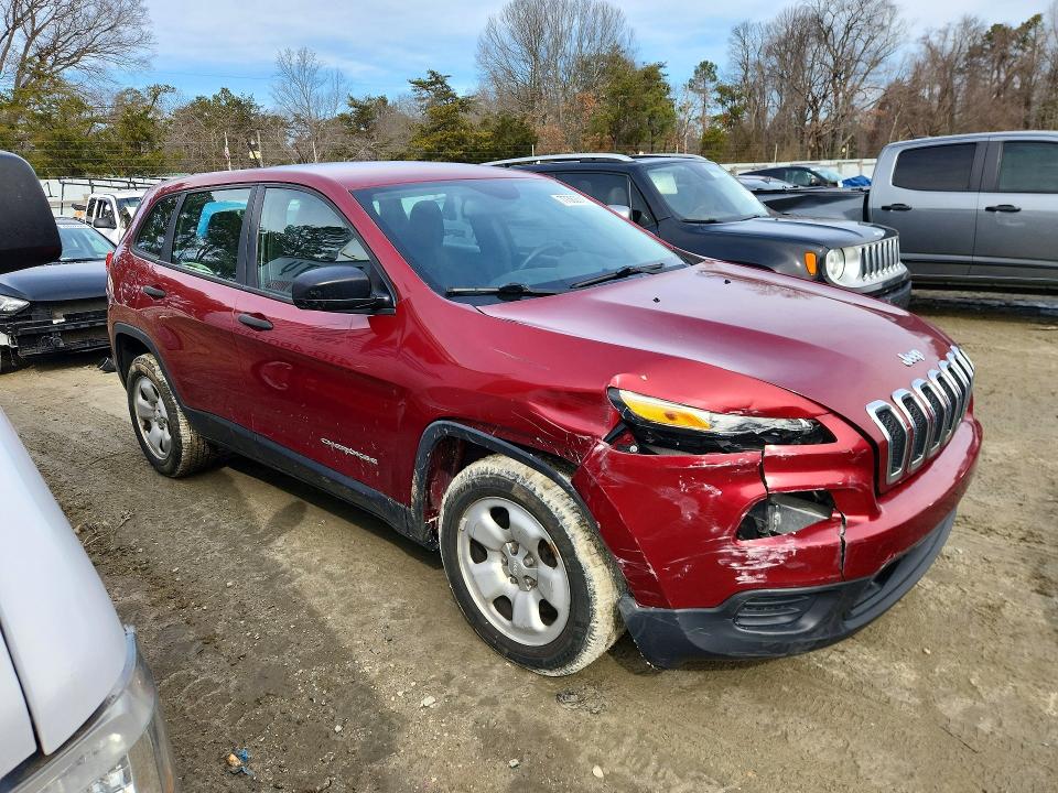 2014 Jeep Cherokee მანქანა იყიდება აუქციონზე, vin: 1C4PJLAB5EW123178, აუქციონის ნომერი: 77382215