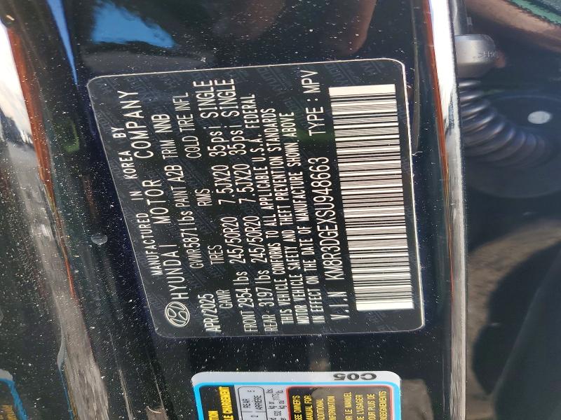 Aukcja sprzedaży 2025 Hyundai Palisade, vin: KM8R3DGEXSU948663, numer aukcji: 74684865