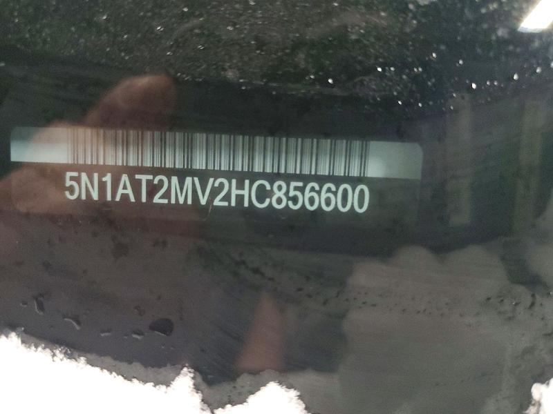 78999825 :رقم المزاد ، 5N1AT2MV2HC856600 vin ، 2017 Nissan Rogue مزاد بيع