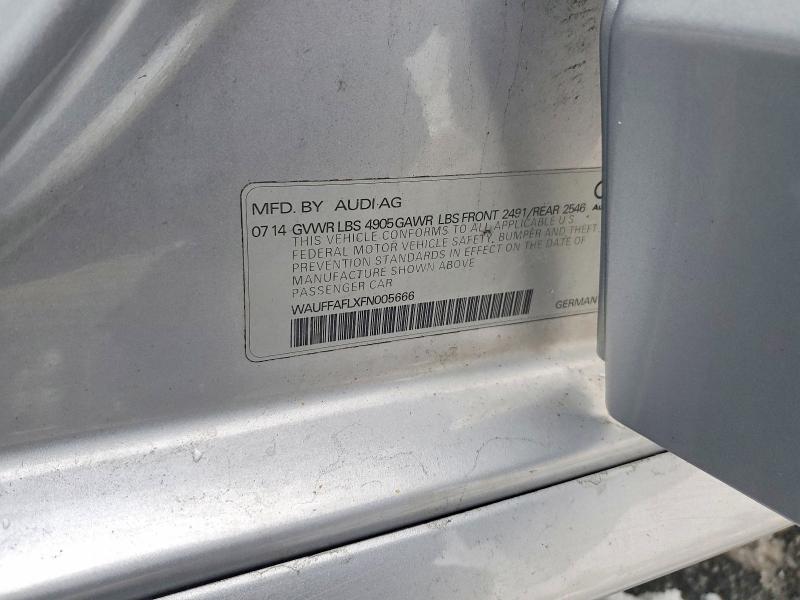 76638705 :رقم المزاد ، WAUFFAFLXFN005666 vin ، 2015 Audi A4 مزاد بيع