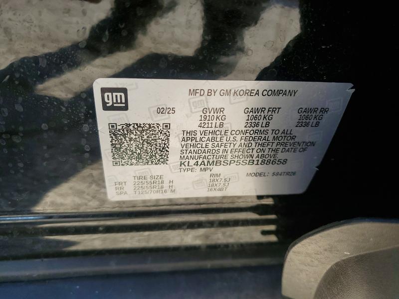 2025 Buick Encore Gx მანქანა იყიდება აუქციონზე, vin: KL4AMBSP5SB188658, აუქციონის ნომერი: 77409285