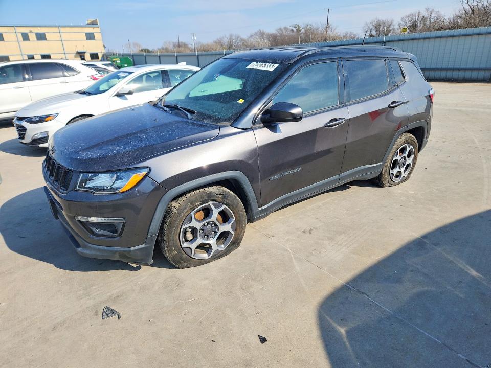 Продаж на аукціоні авто 2019 Jeep Compass, vin: 3C4NJCBB7KT677362, номер лоту: 75665685