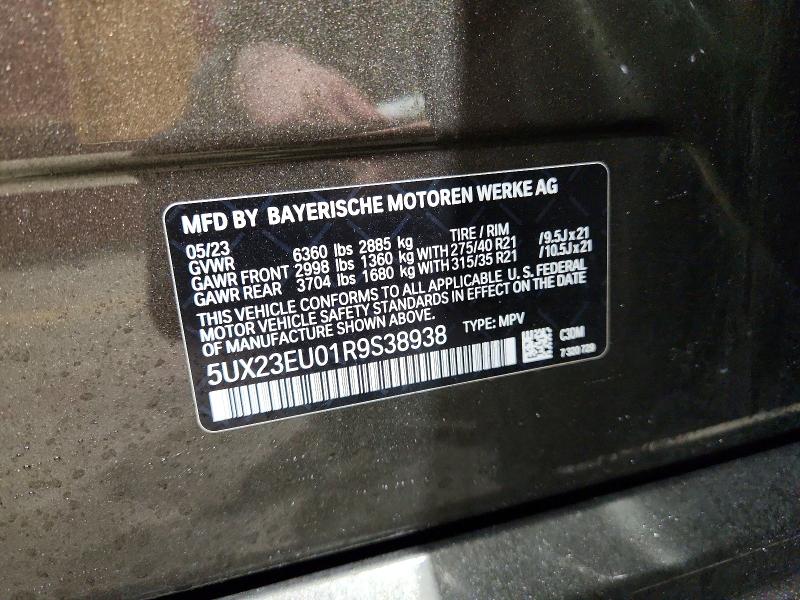 77672525 :رقم المزاد ، 5UX23EU01R9S38938 vin ، 2024 Bmw X5 مزاد بيع