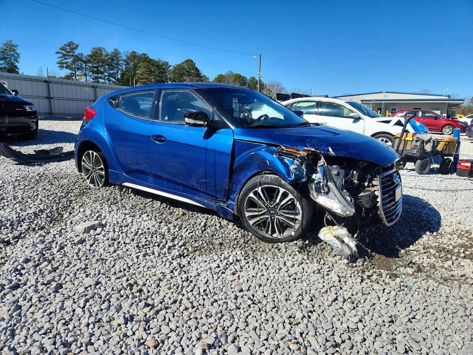 2016 Hyundai Veloster მანქანა იყიდება აუქციონზე, vin: KMHTC6AEXGU272233, აუქციონის ნომერი: 77768375