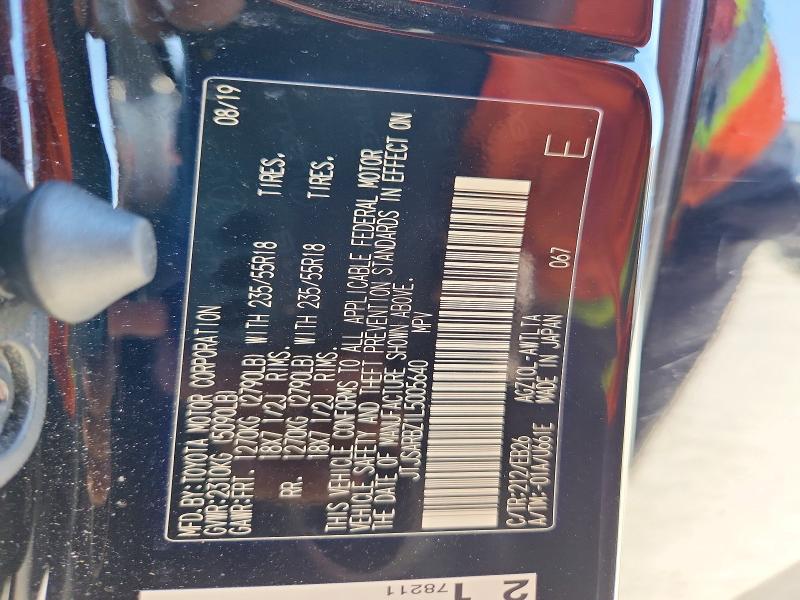 Aukcja sprzedaży 2020 Lexus Nx 300, vin: JTJSARBZ1L5005640, numer aukcji: 78908095
