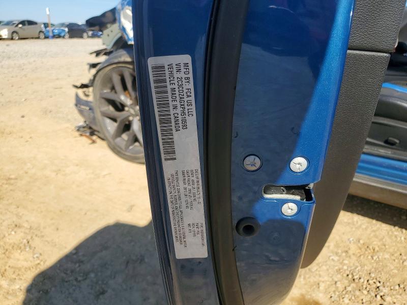 77225685 :رقم المزاد ، 2C3CDZAGXPH510593 vin ، 2023 Dodge Challenger مزاد بيع