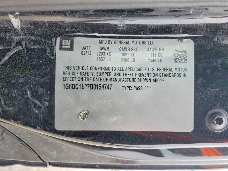 Продаж на аукціоні авто 2013 Cadillac Cts, vin: 1G6DC1E37D0154747, номер лоту: 75994835