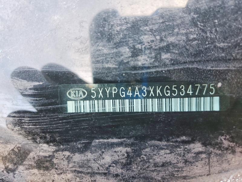 Продаж на аукціоні авто 2019 Kia Sorento L, vin: 5XYPG4A3XKG534775, номер лоту: 77323815