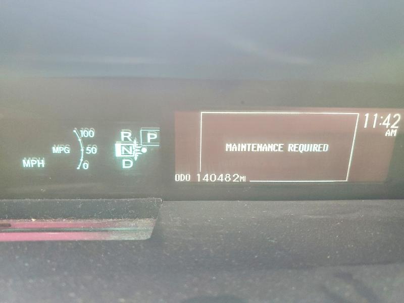 72495785 :رقم المزاد ، JTDKN3DP5C3001442 vin ، 2012 Toyota Prius Plug مزاد بيع
