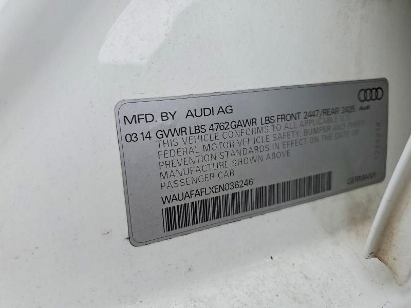 Aukcja sprzedaży 2014 Audi A4, vin: WAUAFAFLXEN036246, numer aukcji: 77682995