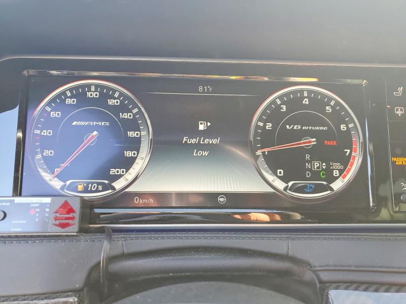 76952995 :رقم المزاد ، WDDUG7JBXFA139826 vin ، 2015 Mercedes-benz S 63 Amg مزاد بيع