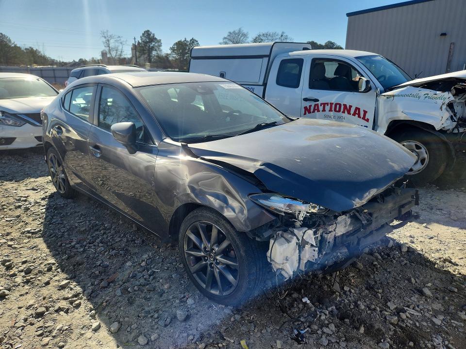 2018 Mazda 3 მანქანა იყიდება აუქციონზე, vin: 3MZBN1V30JM259747, აუქციონის ნომერი: 75043535