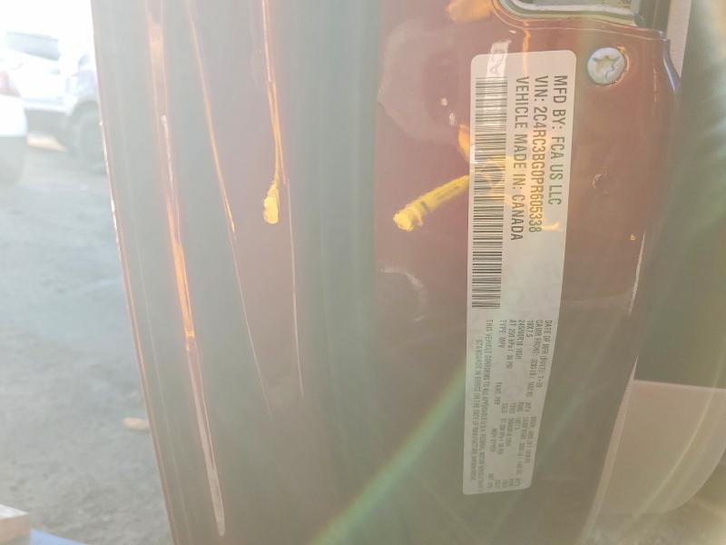 2023 Chrysler Pacifica მანქანა იყიდება აუქციონზე, vin: 2C4RC3BG0PR605338, აუქციონის ნომერი: 76791735