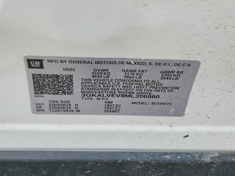 Aukcja sprzedaży 2020 Gmc Terrain, vin: 3GKALVEV8ML306860, numer aukcji: 79162775