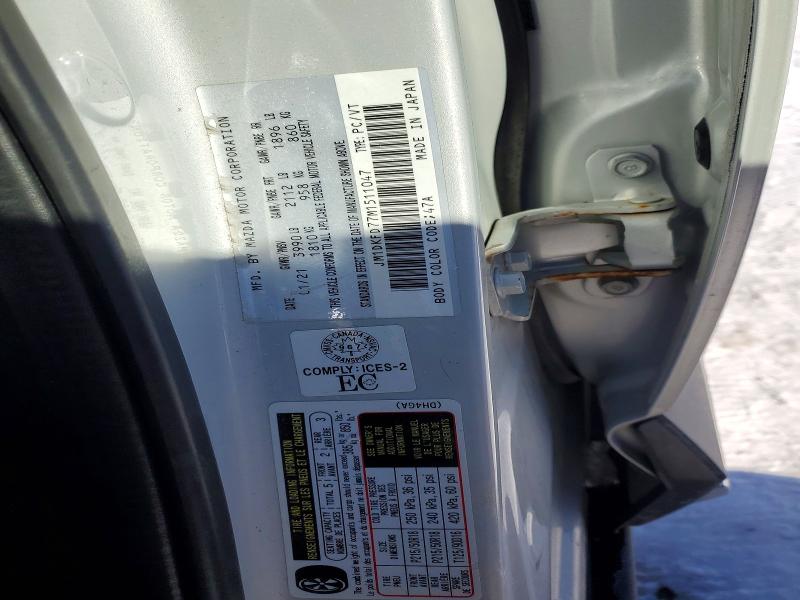 Продажа на аукционе авто 2021 Mazda Cx-3, vin: JM1DKFD77M1511047, номер лота: 77186445