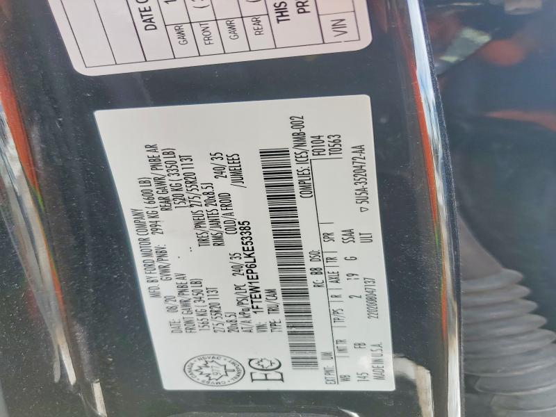 Продажа на аукционе авто 2020 Ford F150, vin: 1FTEW1EP6LKE53385, номер лота: 78712485