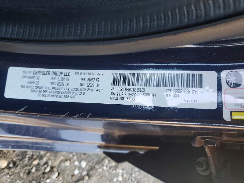 Продажа на аукционе авто 2013 Chrysler 200, vin: 1C3CCBBBXDN695129, номер лота: 79059875