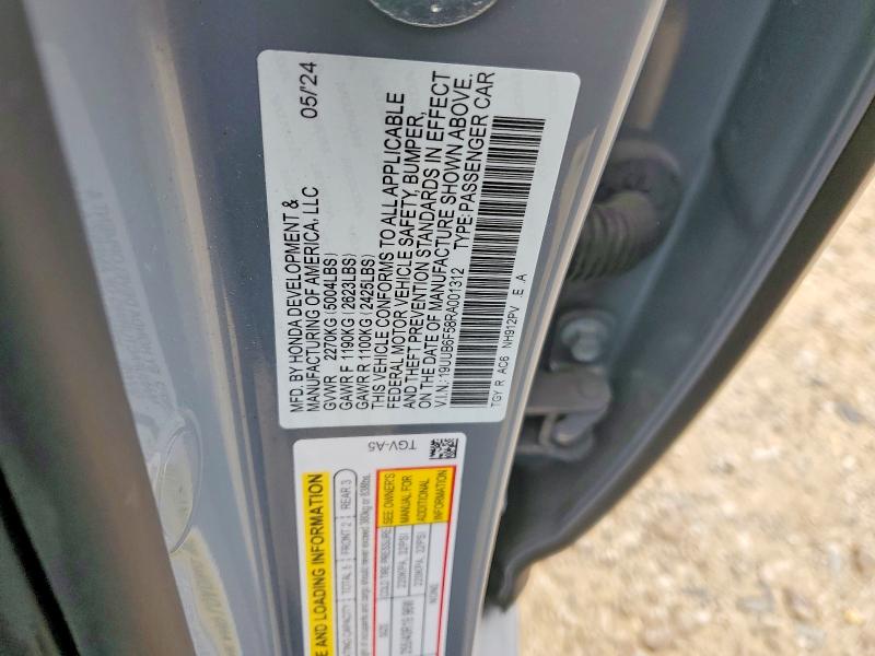 Aukcja sprzedaży 2024 Acura Tlx, vin: 19UUB6F58RA001312, numer aukcji: 78322265