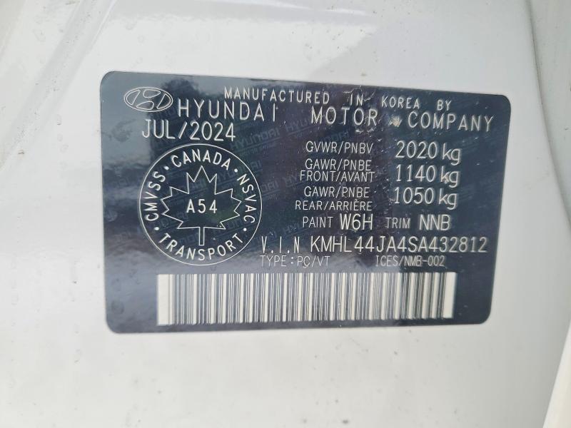 Aukcja sprzedaży 2025 Hyundai Sonata, vin: KMHL44JA4SA432812, numer aukcji: 76340405